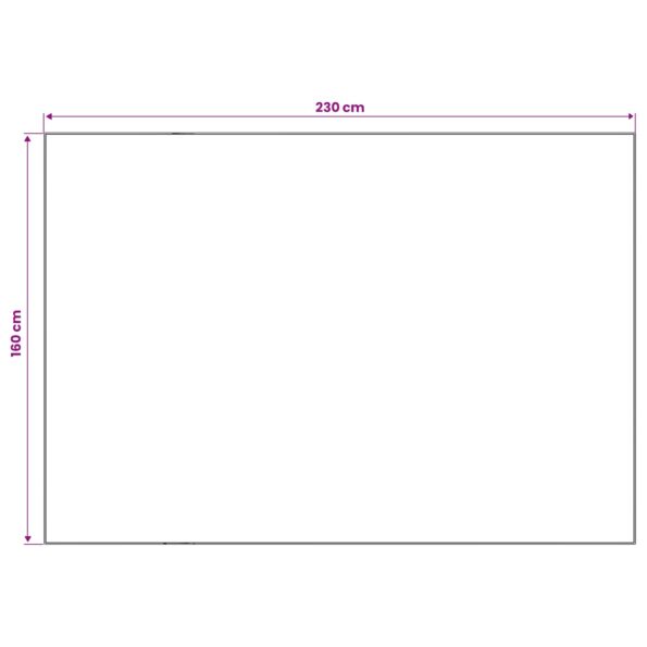 vidaXL Koberec ORIZ Krémová 160 x 230 cm 100% polyester – Obrázok 4