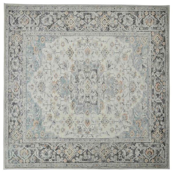 vidaXL Koberec ORIZ Krémová 200 x 200 cm 100% polyester – Obrázok 2