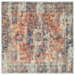 vidaXL Koberec ORIZ Oranžová 240 x 240 cm 100% polyester – Obrázok 2