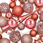 vidaXL Sada vianočných gúľ 111 ks Staroružová 6 cm Polystyrén – Obrázok 5
