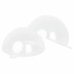 vidaXL Sada vianočných gúľ 100 ks Priehľadná Priem. 8 cm Plast – Obrázok 4