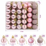 vidaXL Sada vianočných gúľ 150 ks Ružová 3 cm Polystyrén – Obrázok 6