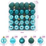 vidaXL Sada vianočných gúľ 100 ks Zelená 4 cm Polystyrén – Obrázok 6