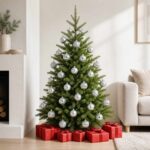 vidaXL Sada vianočných gúľ 75 ks Strieborná 6 cm Polystyrén