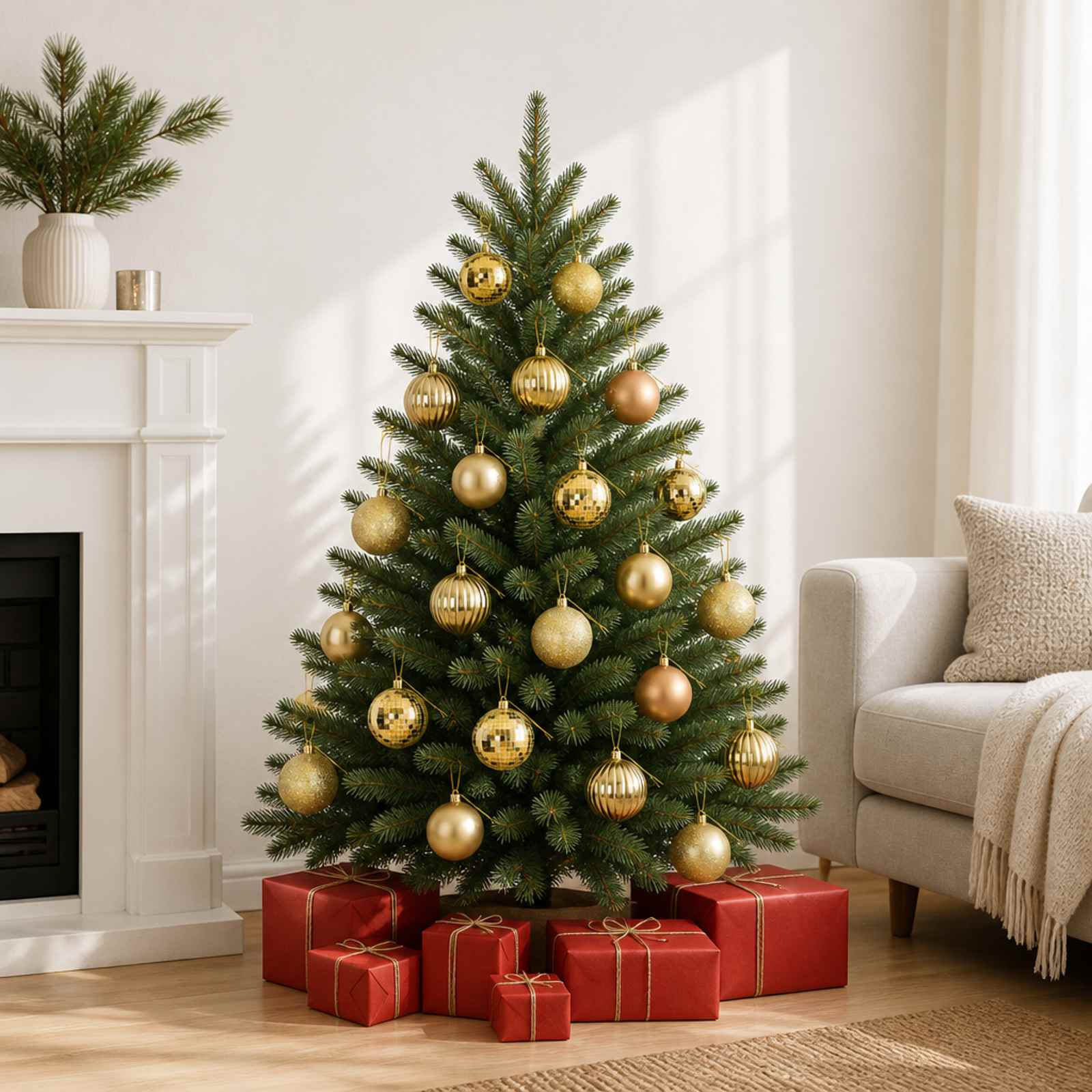 42050672_1.jpg vidaXL Sada vianočných gúľ 50 ks Zlatá 8 cm Polystyrén – Obrázok 1