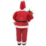 vidaXL Figúrka Mikuláša Červená 110 cm Polyester – Obrázok 5