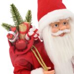 vidaXL Figúrka Mikuláša Červená 46 cm Polyester – Obrázok 6