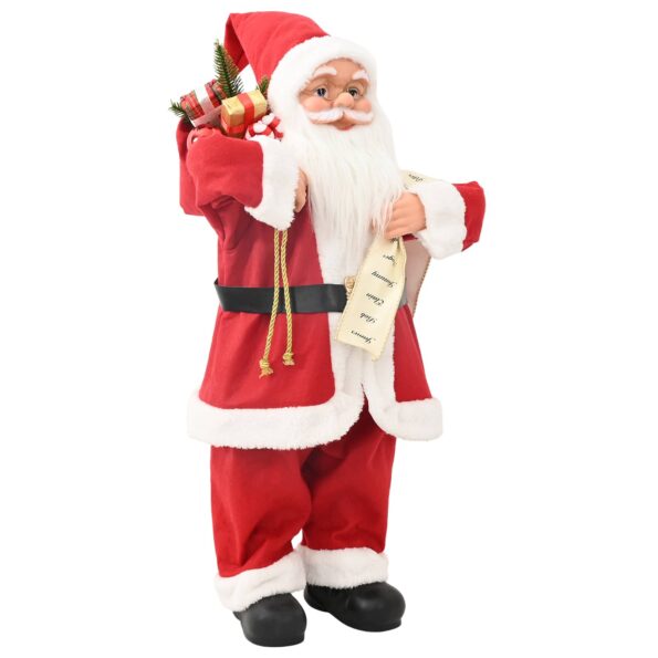 vidaXL Figúrka Mikuláša Červená 62 cm Polyester – Obrázok 2