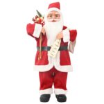 vidaXL Figúrka Mikuláša Červená 62 cm Polyester – Obrázok 3