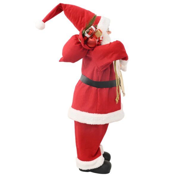 vidaXL Figúrka Mikuláša Červená 62 cm Polyester – Obrázok 4