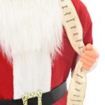 vidaXL Figúrka Mikuláša Červená 110 cm Polyester – Obrázok 7