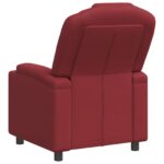 vidaXL Polohovacie kreslo Víno červené 75 x 95 x 106 cm Látka – Obrázok 6