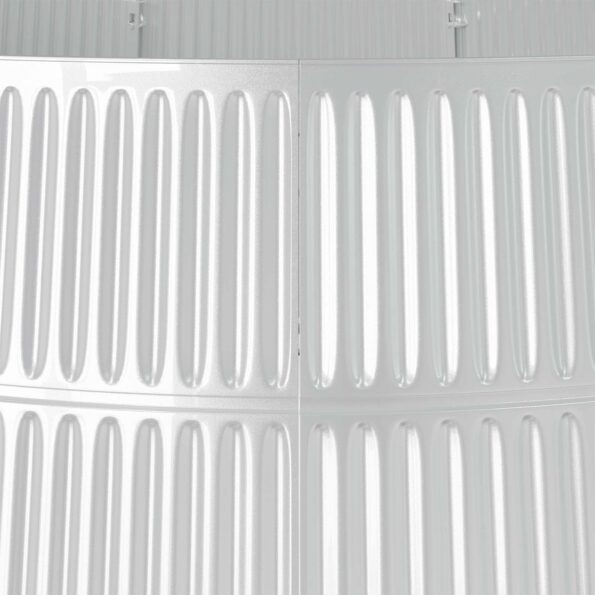 vidaXL Vianočnásukňastromčeka Kužeľovitý tvar Strieborná – Obrázok 7