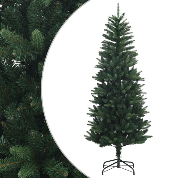 vidaXL Artificial Hinged Christmas Tree 180 cm PE a PVC Zelená – Obrázok 2