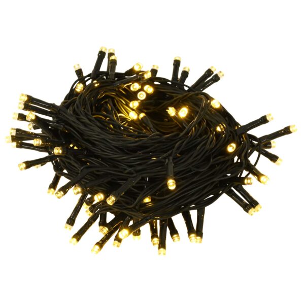 vidaXL Súprava vianočných ozdôb 61 ks Zelená Ø 6 cm Plast 150 LED – Obrázok 6