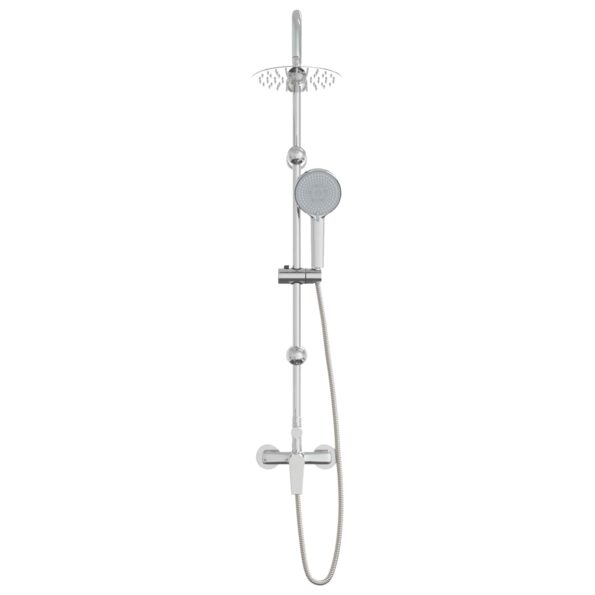 vidaXL Sprchový systém Chróm Nehrdzavejúca oceľ 21 x 48 x 112 cm – Obrázok 3