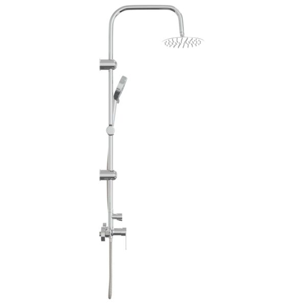 vidaXL Sprchový systém Chróm Nehrdzavejúca oceľ 21 x 48 x 112 cm – Obrázok 4