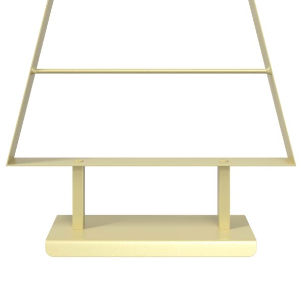 vidaXL Kovový vianočný stromček KUOPIO 90 cm Oceľ Zlatá – Obrázok 6