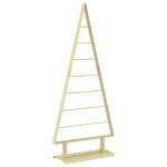 vidaXL Kovový vianočný stromček KUOPIO 125 cm Oceľ Zlatá – Obrázok 2