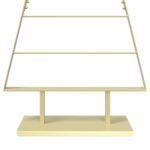 vidaXL Kovový vianočný stromček KUOPIO 125 cm Oceľ Zlatá – Obrázok 6