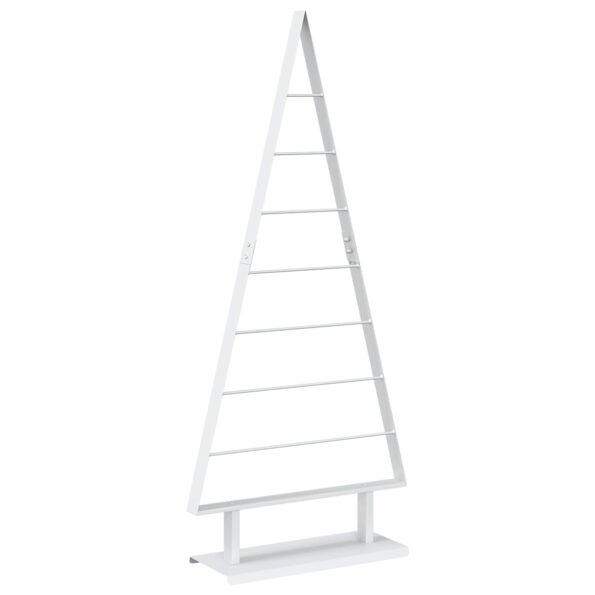 vidaXL Kovový vianočný stromček KUOPIO 125 cm Oceľ Biela – Obrázok 2