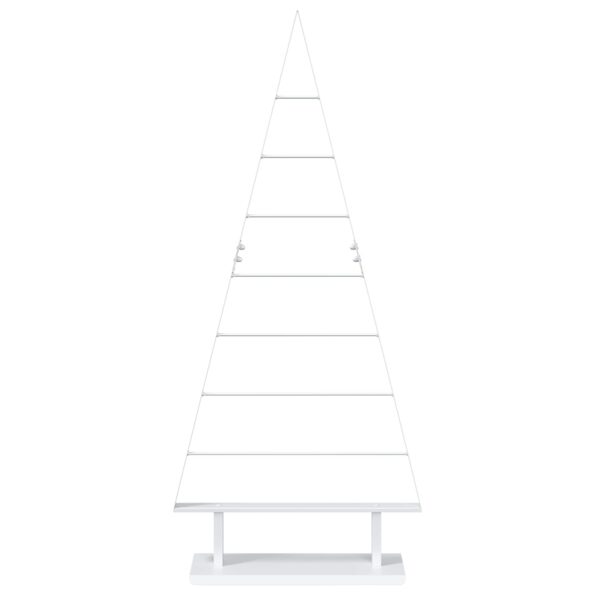 vidaXL Kovový vianočný stromček KUOPIO 125 cm Oceľ Biela – Obrázok 4