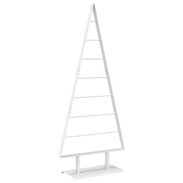 vidaXL Kovový vianočný stromček KUOPIO 150 cm Oceľ Biela – Obrázok 2