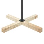 vidaXL Kovový vianočný strom s držiakom KUOPIO 150 cm Oceľ Čierna – Obrázok 6