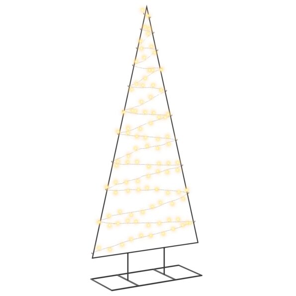 vidaXL Kovový vianočný stromček s LED KUOPIO 210 cm Teplá biela Oceľ – Obrázok 2