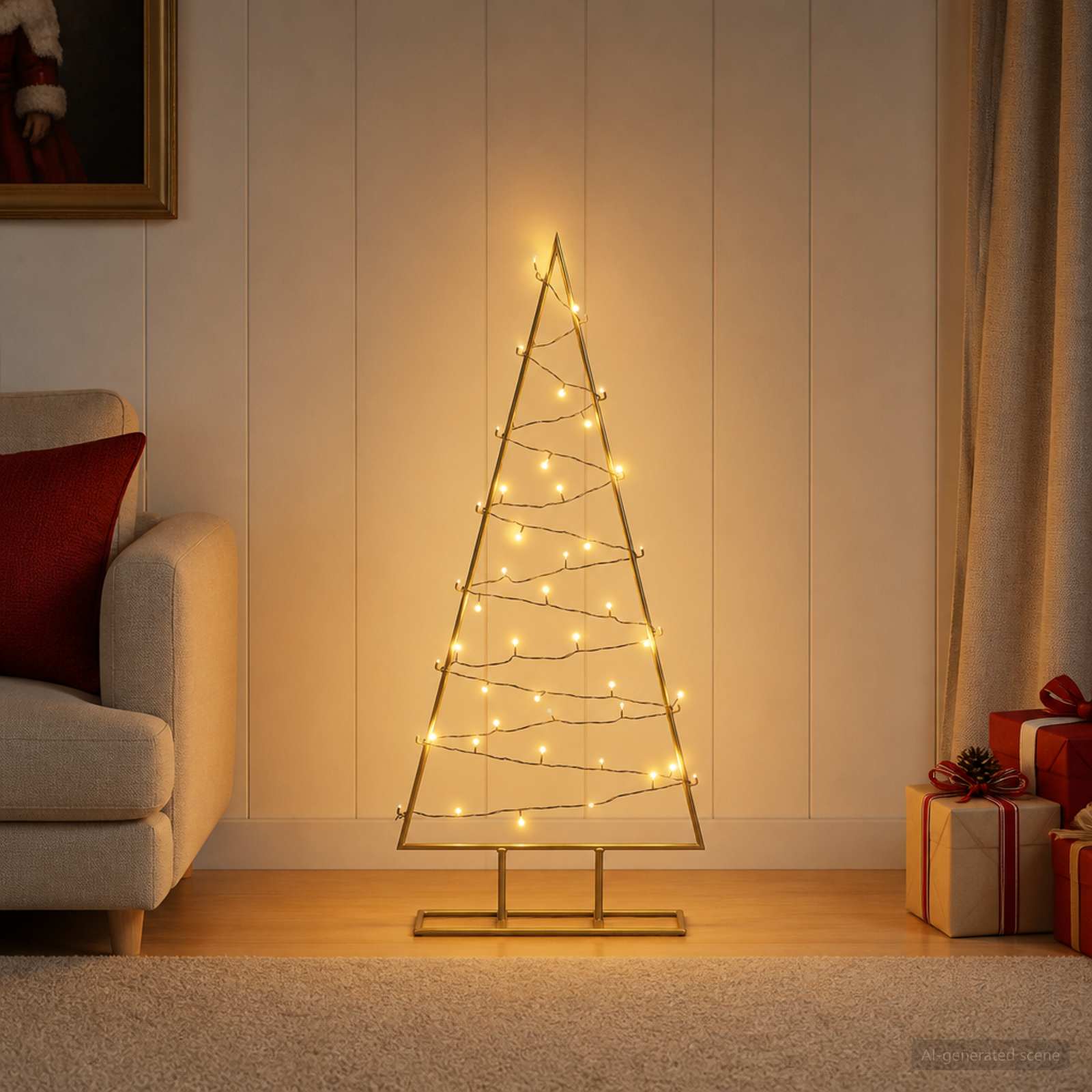 42053962_1.jpg vidaXL Kovový vianočný stromček s LED KUOPIO 90 cm Teplá biela Oceľ – Obrázok 1