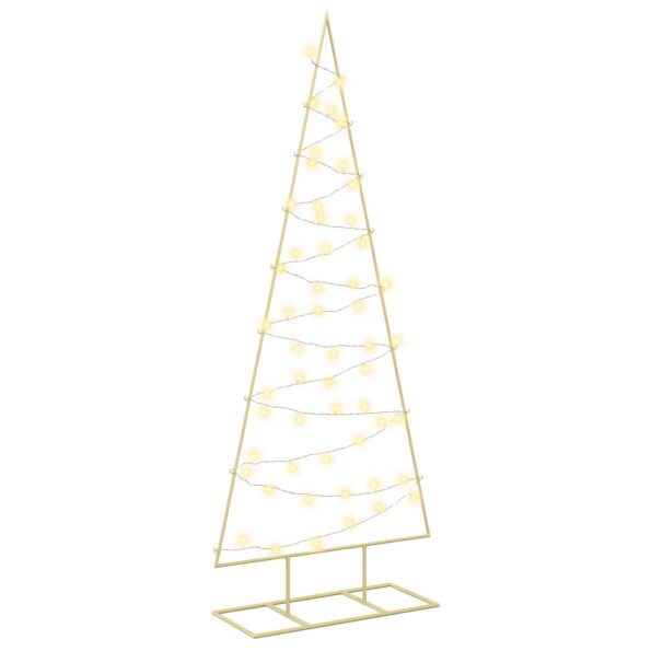 vidaXL Kovový vianočný stromček s LED KUOPIO 150 cm Teplá biela Oceľ – Obrázok 2