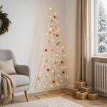 vidaXL Kovový vianočný stromček s LED KUOPIO 150 cm Teplá biela Oceľ – Obrázok 3