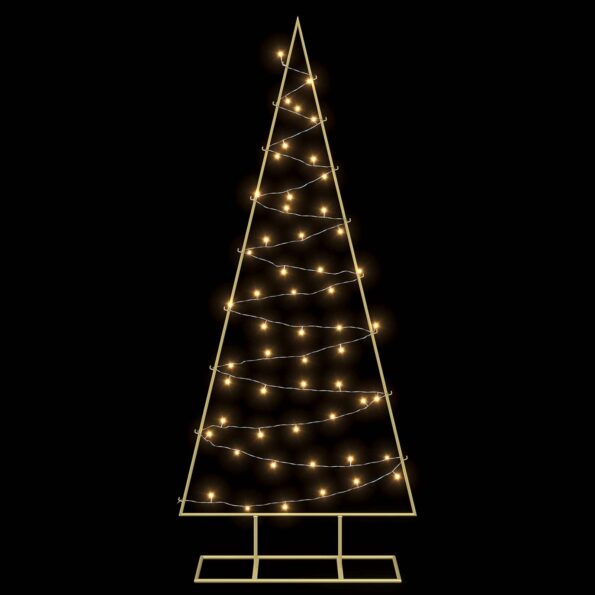 vidaXL Kovový vianočný stromček s LED KUOPIO 150 cm Teplá biela Oceľ – Obrázok 5