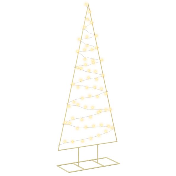vidaXL Kovový vianočný stromček s LED KUOPIO 180 cm Teplá biela Oceľ – Obrázok 2