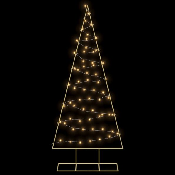 vidaXL Kovový vianočný stromček s LED KUOPIO 180 cm Teplá biela Oceľ – Obrázok 5