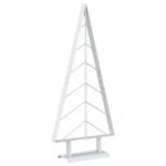 vidaXL Kovový vianočný stromček so stojanom KUOPIO 90 cm Oceľ Biela – Obrázok 2