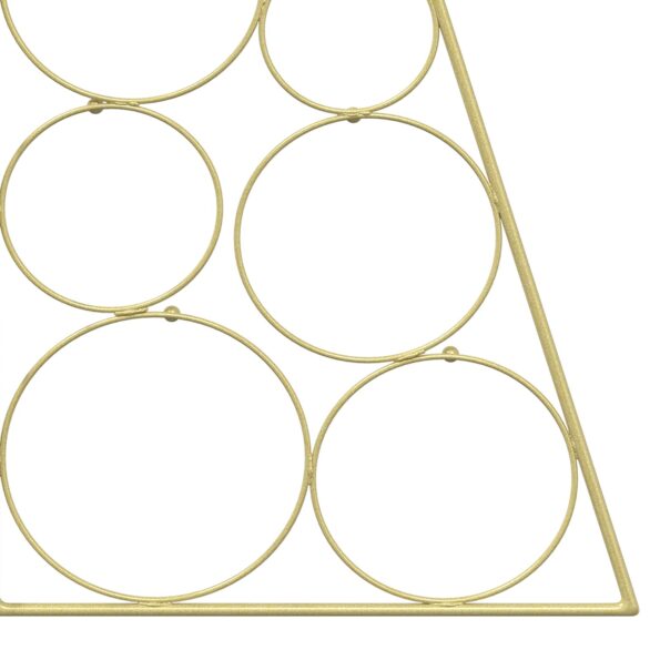 vidaXL Kovový vianočný stromček KUOPIO 100 cm Oceľ Zlatá – Obrázok 6