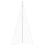 vidaXL Kovový vianočný stromček KUOPIO 210 cm Oceľ Biela – Obrázok 4
