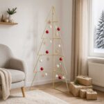 vidaXL Kovový vianočný stromček KUOPIO 140 cm Oceľ Zlatá