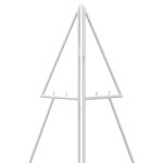 vidaXL Kovový vianočný stromček KUOPIO 100 cm Oceľ Biela – Obrázok 5