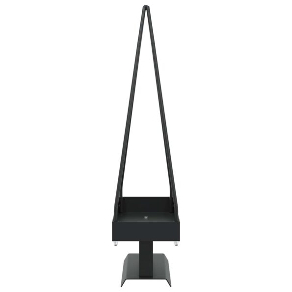 vidaXL Kovový vianočný stromček so stojanom KUOPIO 60 cm Oceľ Čierna – Obrázok 6