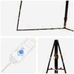 vidaXL Kovový vianočný stromček s LED KUOPIO 100 cm Teplá biela Oceľ – Obrázok 6