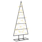 vidaXL Kovový vianočný stromček KUOPIO 90 cm Teplá biela – Obrázok 2