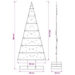 vidaXL Kovový vianočný stromček KUOPIO 180 cm Teplá biela – Obrázok 7