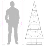 vidaXL Kovový vianočný stromček KUOPIO 180 cm Teplá biela – Obrázok 8