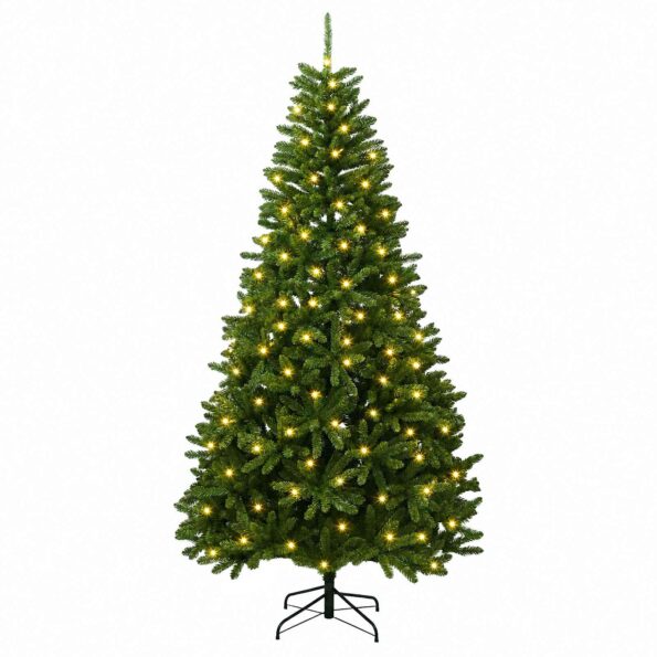 vidaXL Umelý Sklápací Vianočný Stromček 300 cm 1000 LED Teplá biela – Obrázok 4