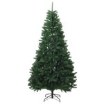 vidaXL Umelý Sklápací Vianočný Stromček 210 cm 400 LED Teplá biela – Obrázok 5