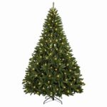 vidaXL Umelý Sklápací Vianočný Stromček 240 cm 600 LED Teplá biela – Obrázok 4