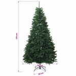 vidaXL Umelý Sklápací Vianočný Stromček 270 cm 600 LED Teplá biela – Obrázok 10