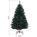 vidaXL Umelý Sklápací Vianočný Stromček 150 cm 150 LED Teplá biela – Obrázok 10
